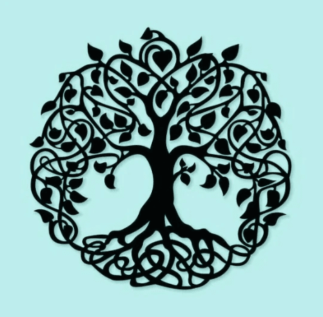 Tree of Life Metal | Metal Monograms for Home | Steel Monograms