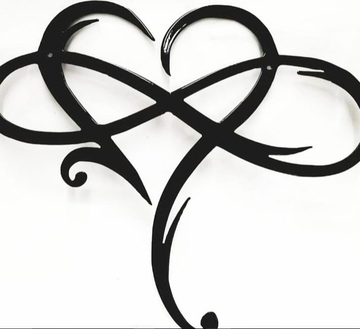 Heart Infinity Sign | Metal Signs