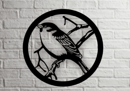 Bird Metal Wall Sign | Metal Monograms