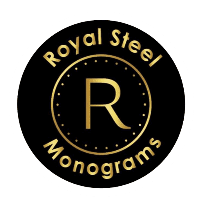 Customizable Metal signs , Royal Metal Monograms